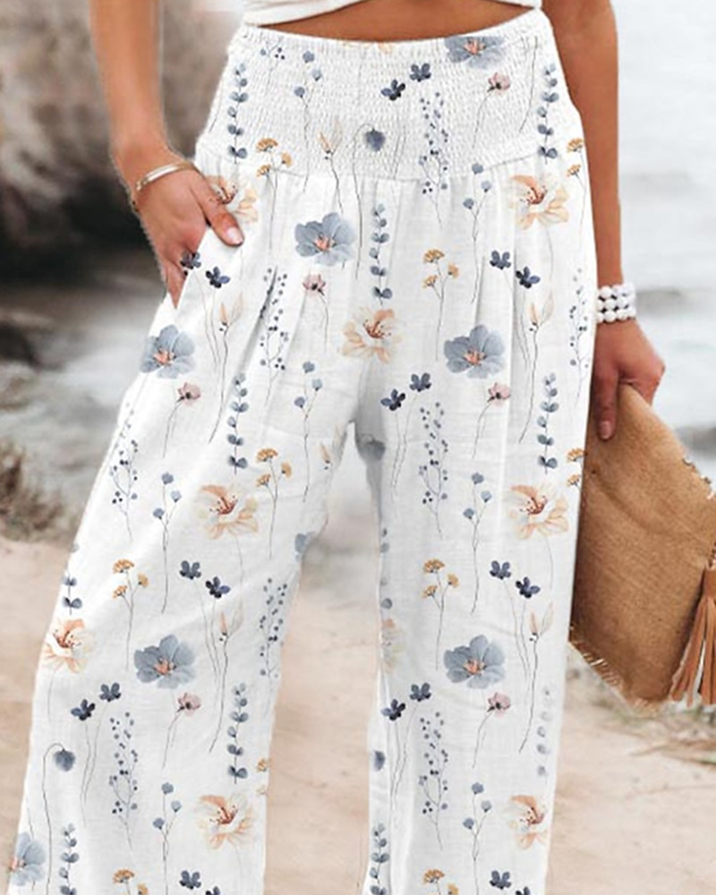 Leisure Loose-fitting Wide-leg Trousers - Image 6