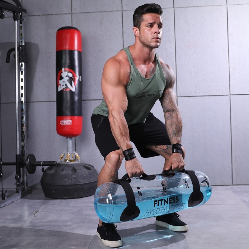 Transparent Cylindrical Weight-bearing Water Dumbbell