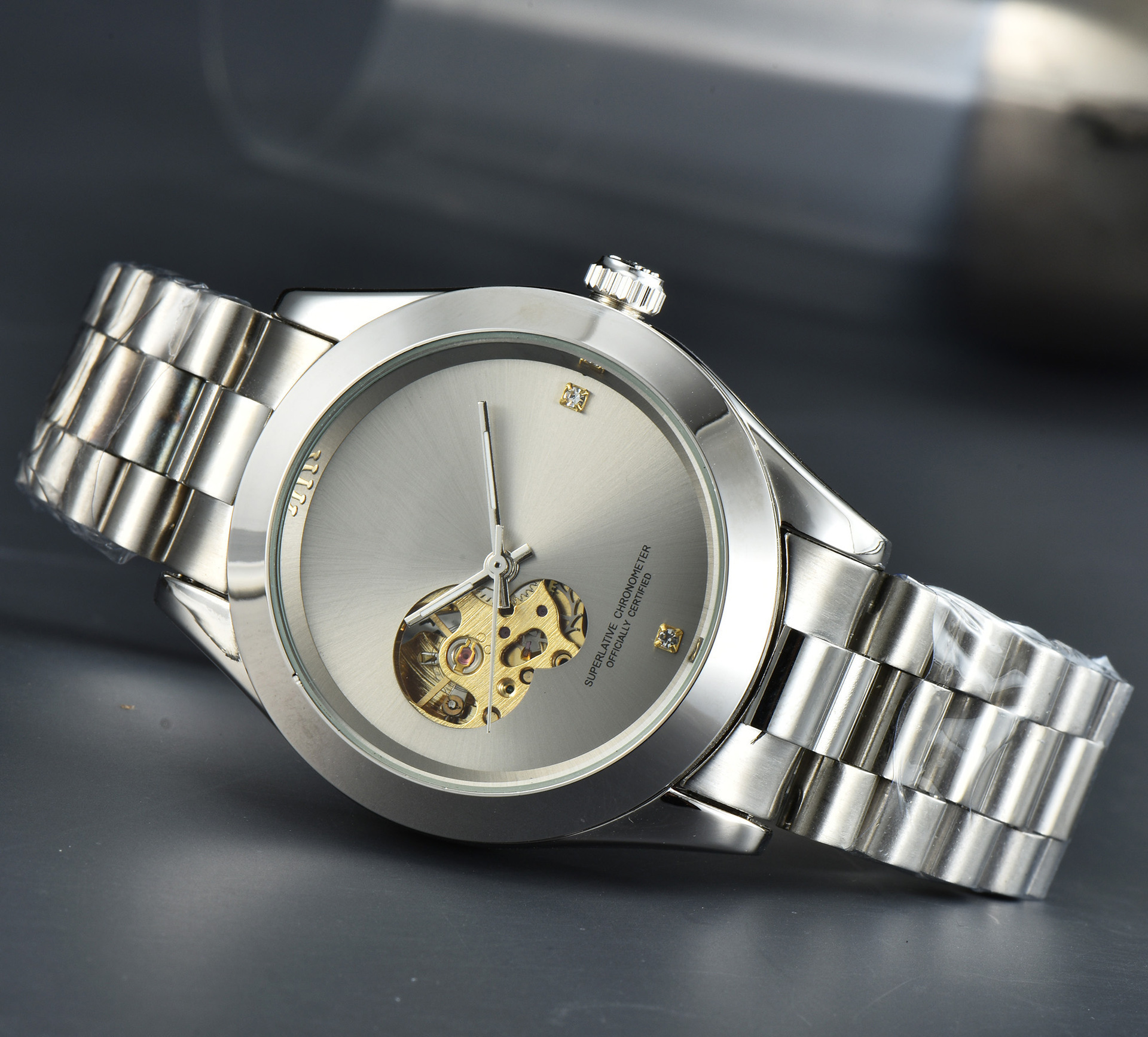 Hollow Men's Mechanical Casual Watch - Image 10