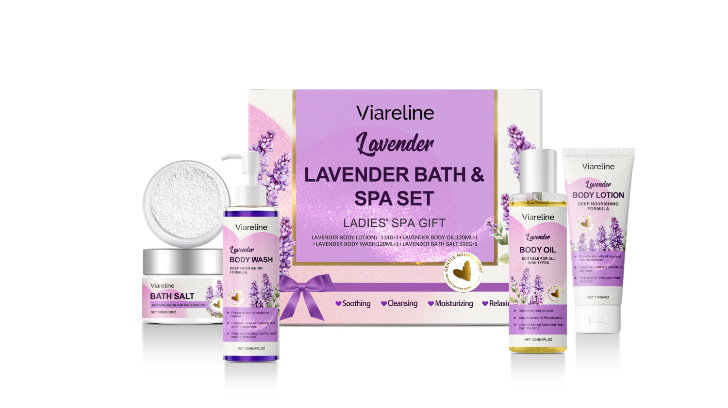 Lavender Bath & Spa Set - Image 2