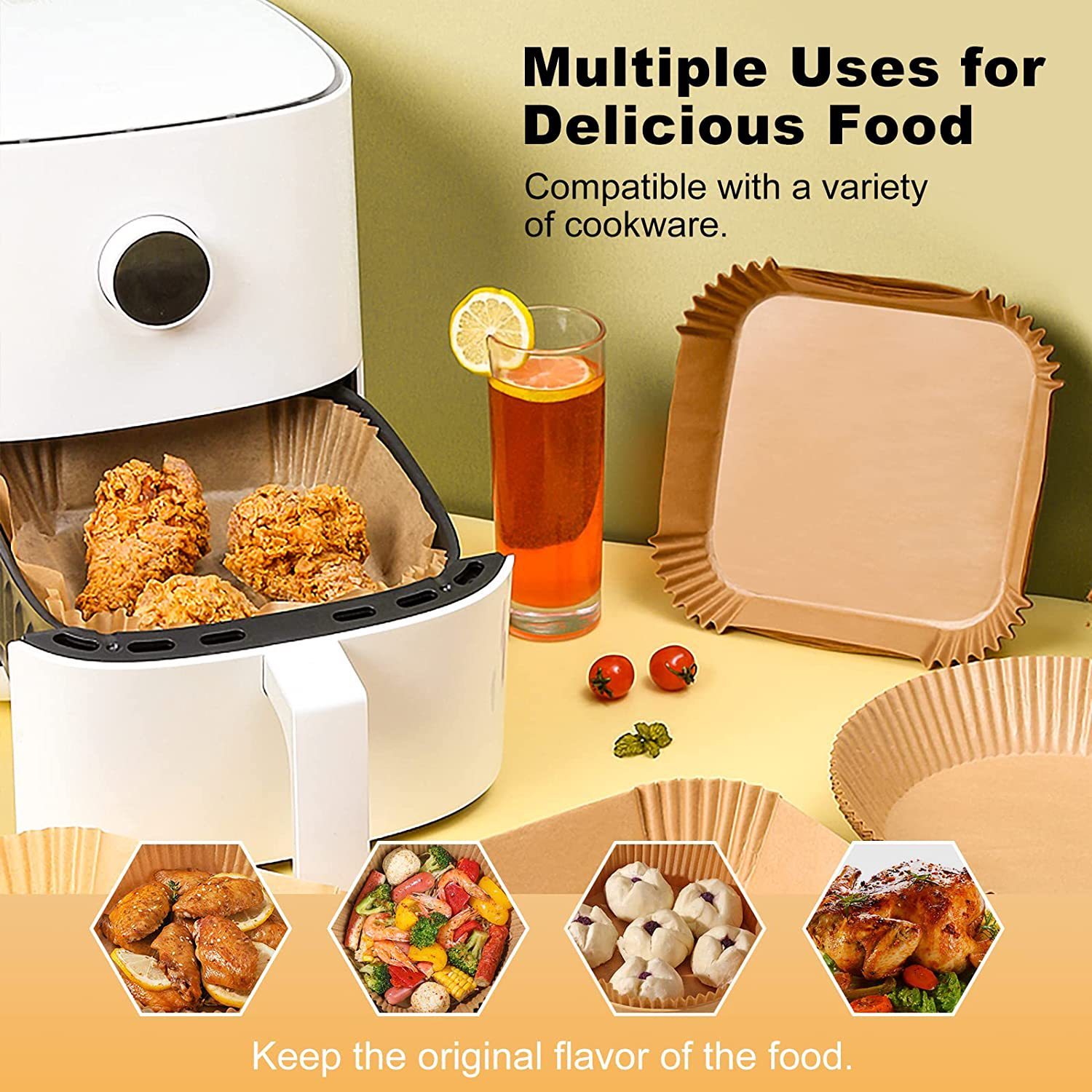 Food Grade Air Fryer Paper