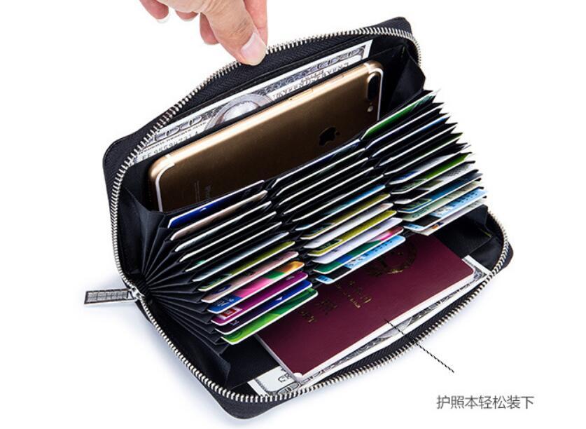 Rfid Men Wallet Cow Genuine Leather Holder - Image 3