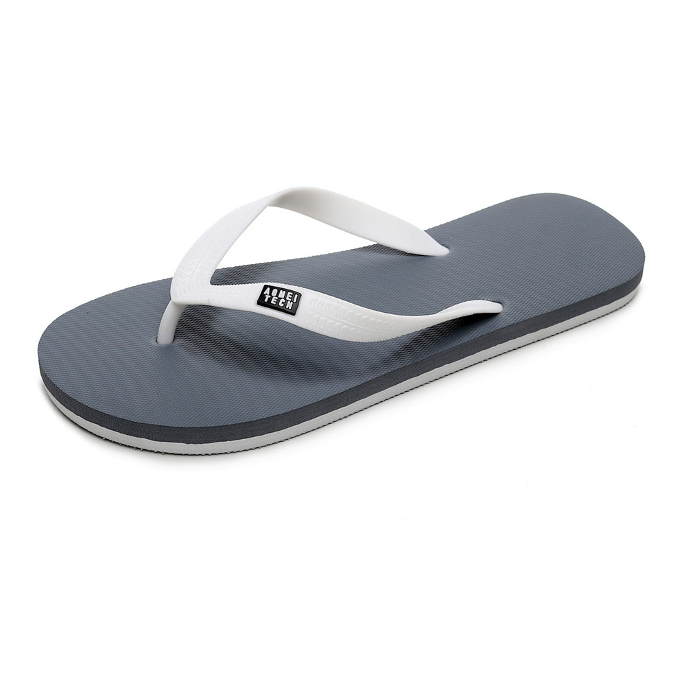 Non-Slip Men's Trendy Rubber Flip-Flop - Image 2