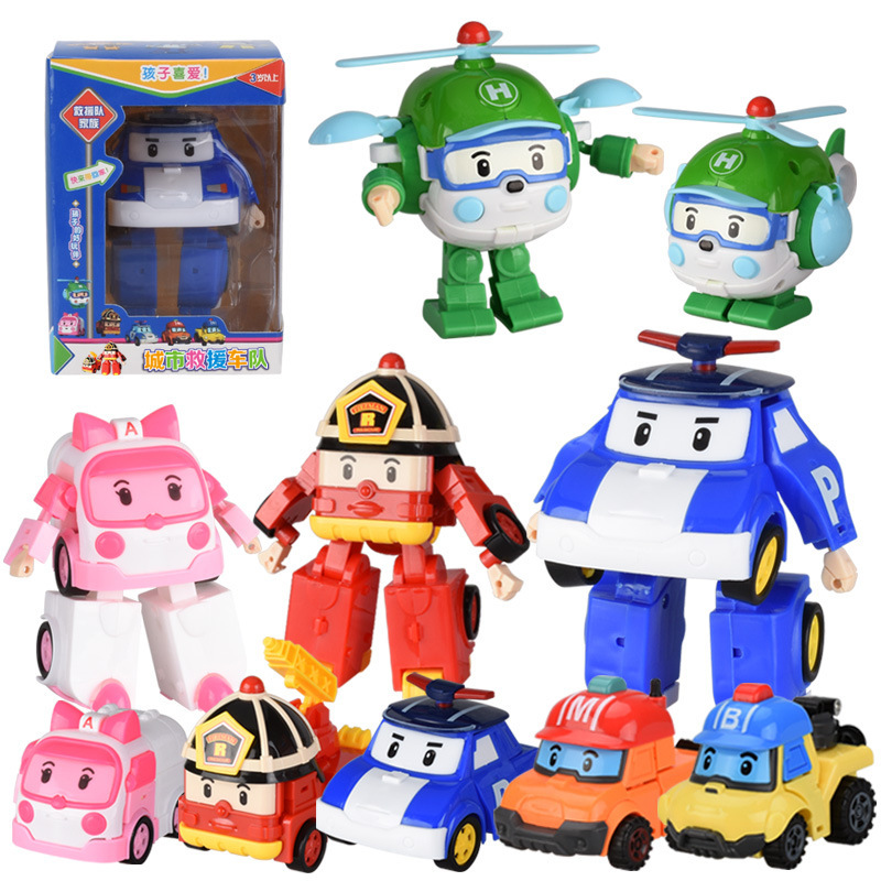A Car to Mini Robo Transformed Toy