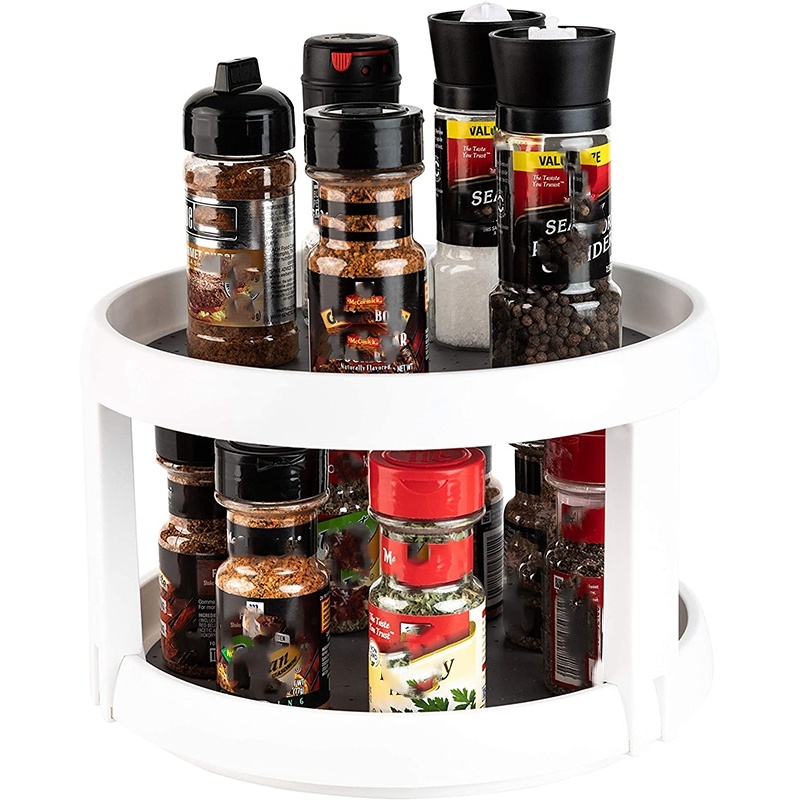 Multi Level Rotary Kitchen Spice Storage