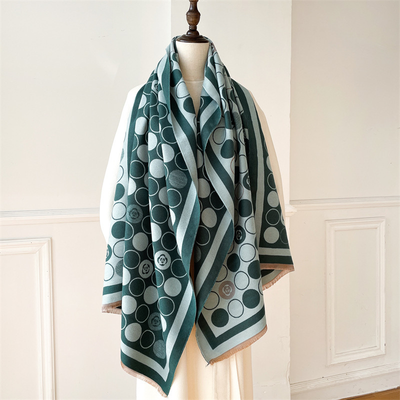 Thickened Warm Shawl Cashmere Scarf