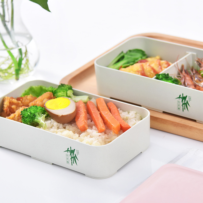 Eco-Friendly Bamboo 3-Layer Lunch Box