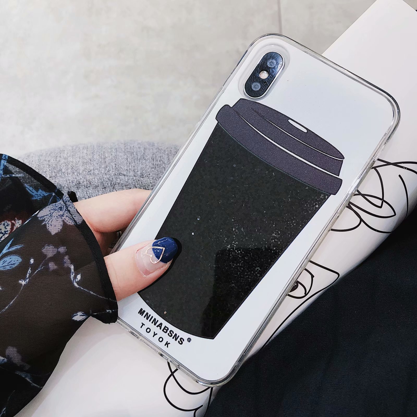 Black Sand Mobile Phone Case - Image 9