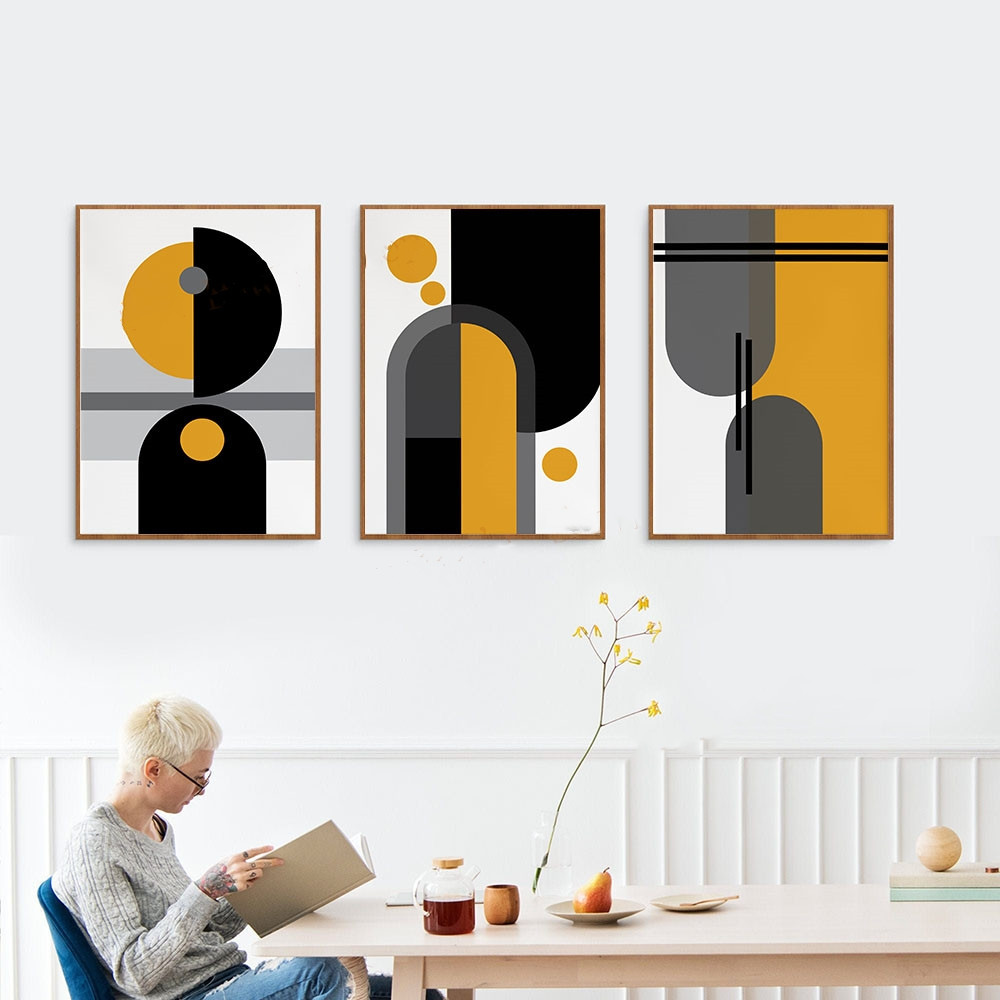 Mid Century Wall Decor Print Abstrac
