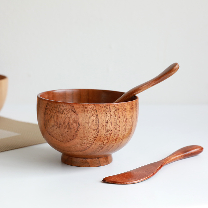 Wooden Bowl Facial Mask Beauty Spa Tools