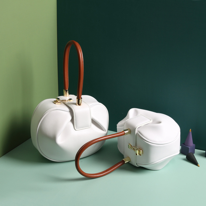 Fashion Leather Dumplings Handbag - Image 2