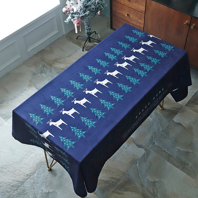 Red Table Cloth for Christmas & New Year Eve - Image 2