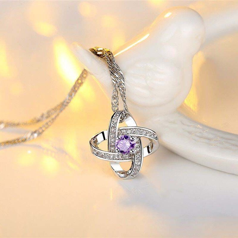 Eternal Star Necklace Earrings Jewelry Set - Image 3