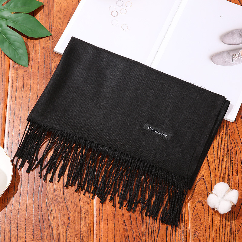 Women Foulard Neck Lady Scarf - Image 7