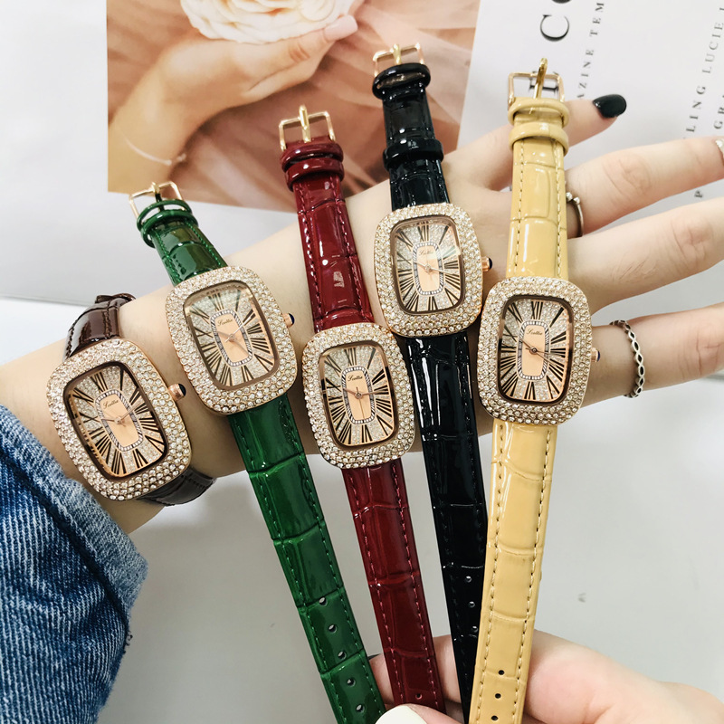 Gypsophila Diamond Delicate Leather Strap - Image 9
