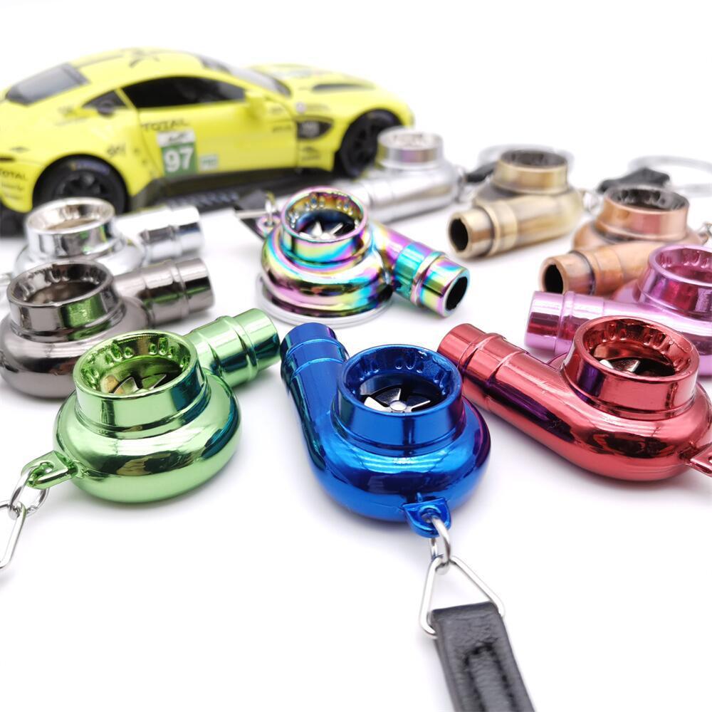 Car Turbo Whistle Alloy Metal Keychains - Image 2