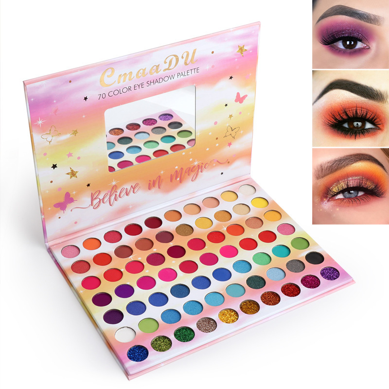70 Colors Matte Glitter Eyeshadow