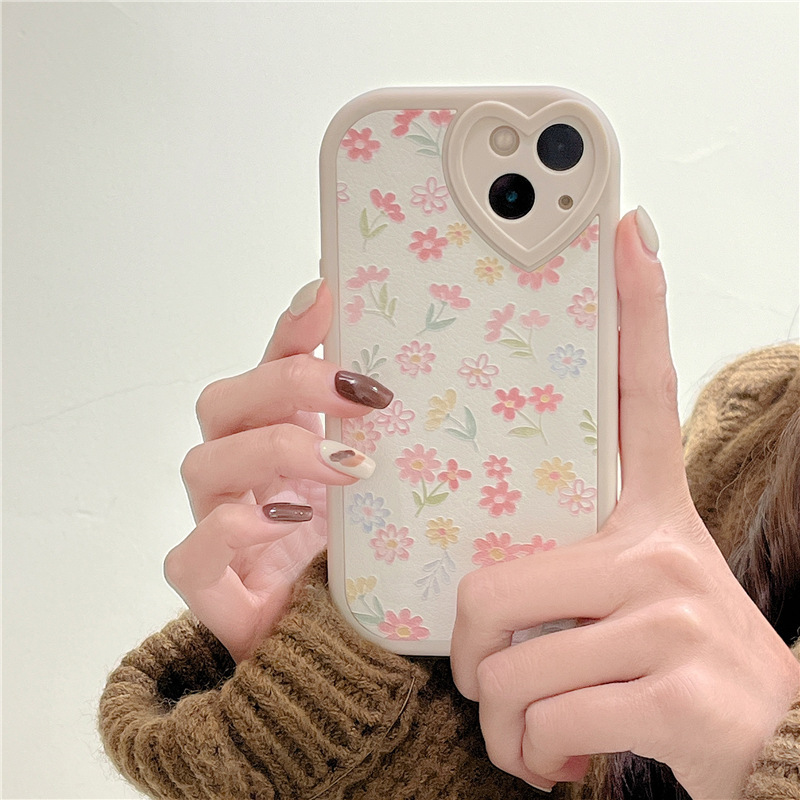 Cute Little Floral Silicone Phone Case - Image 2
