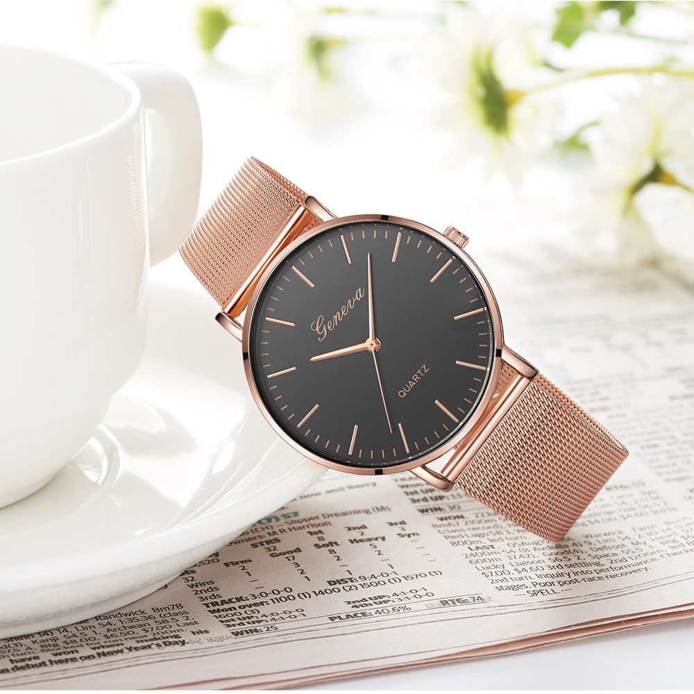 Classic Quartz Stainless Steel Fashion Watch