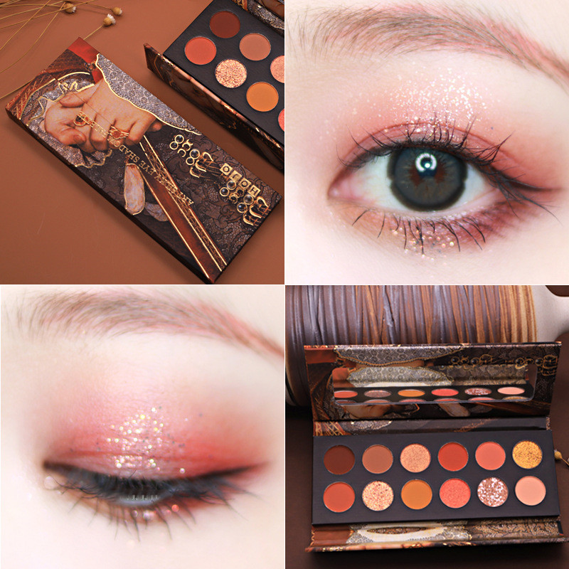 Matte Pearlescent Earth Color Eyeshadow - Image 6