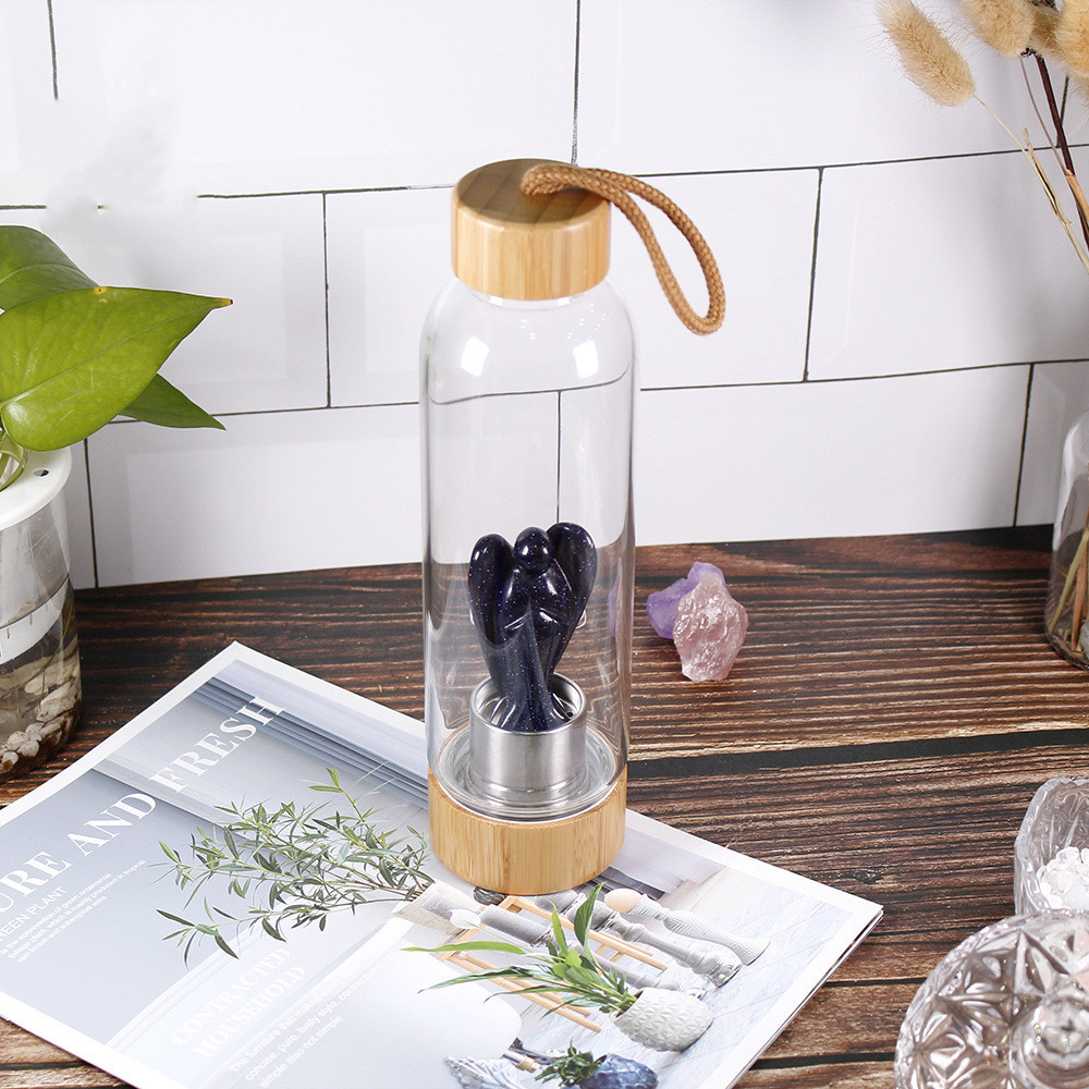 Energy Glass Tea Cup Sports Water Bottle