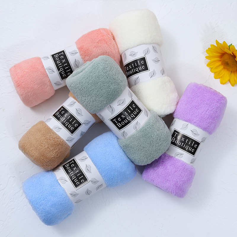 Warp Knitted Soft Absorbent Facial Towel