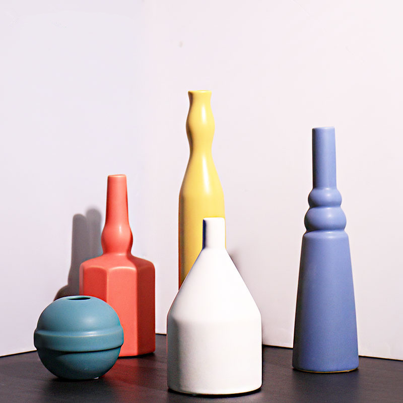 Colored Ceramic Vase