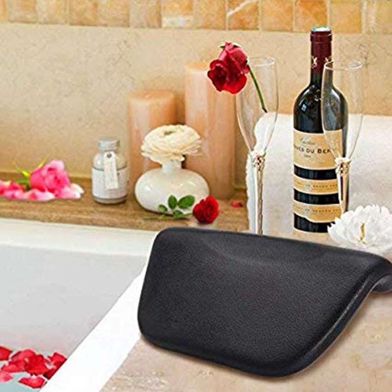 PU Spa Pillow Cushion With Non-Slip Suction Cup - Image 5