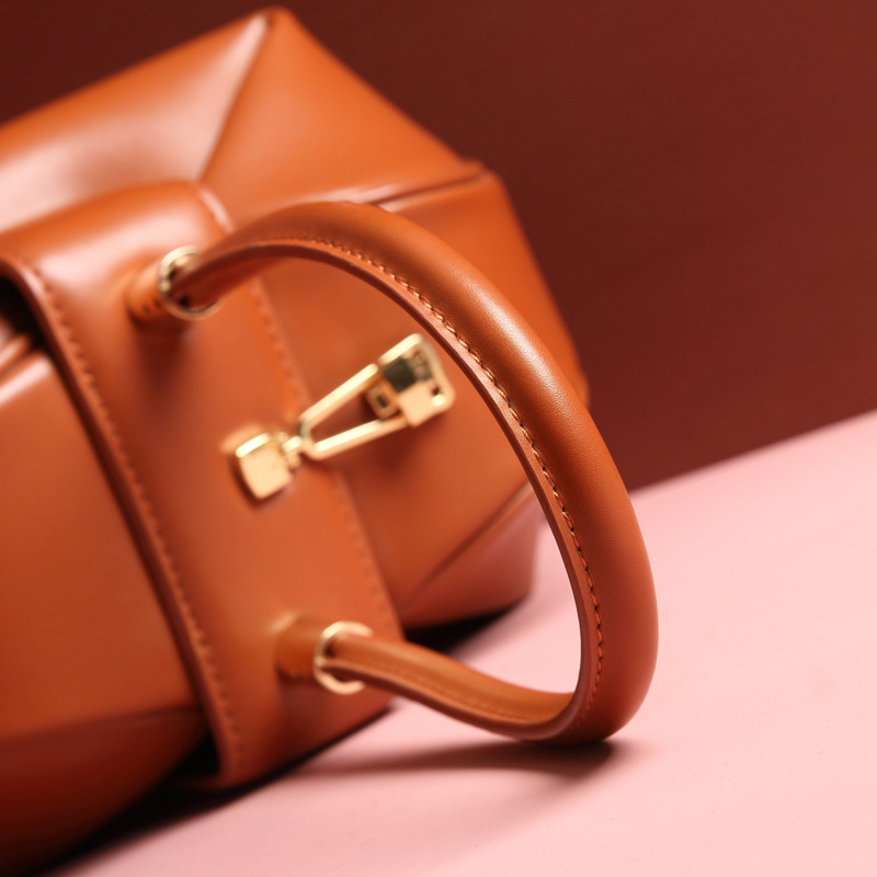 Fashion Leather Dumplings Handbag - Image 5