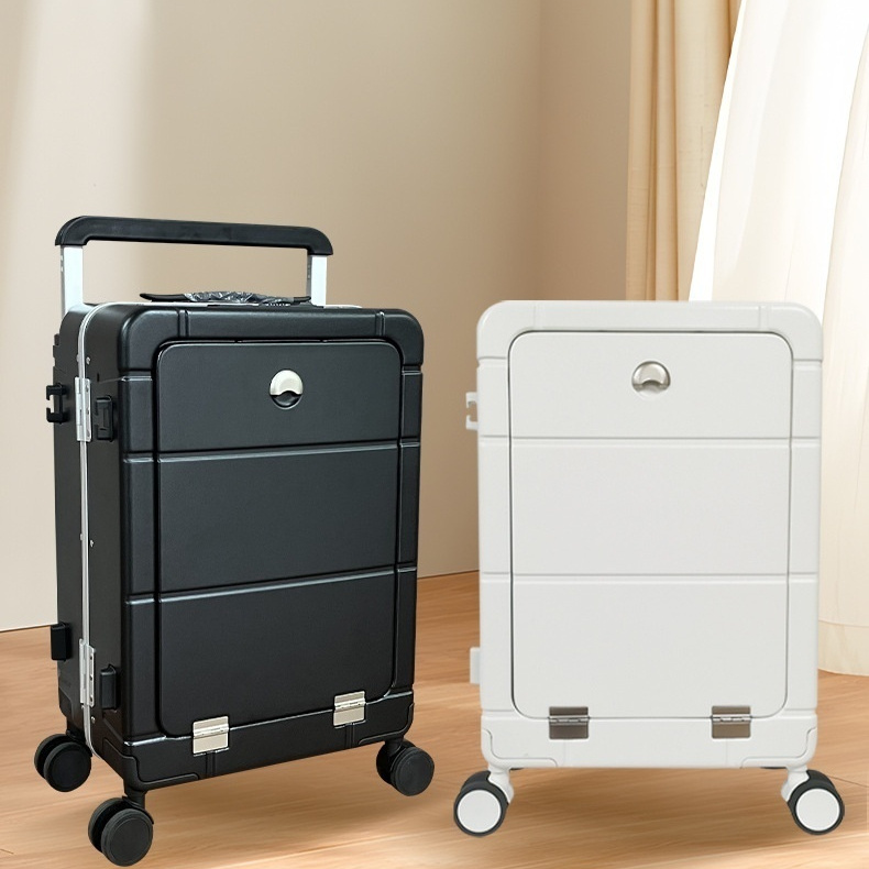 Front Opening Dry Wet Separation Suitcase