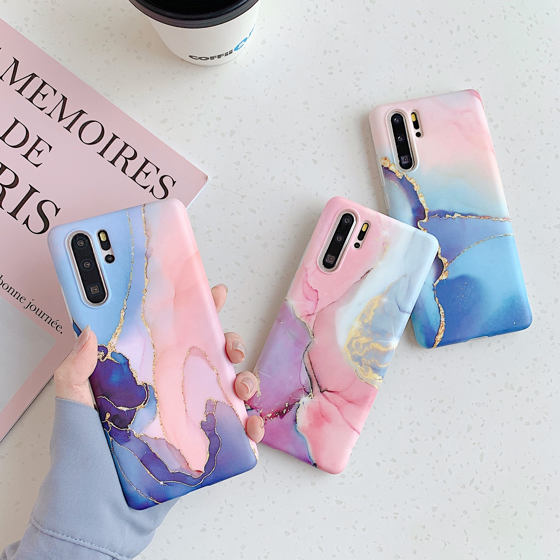 Marble Shimmer Phone Case