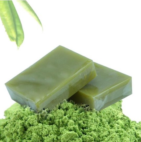 Handmade Matcha Green Tea Powder Soap - Image 2