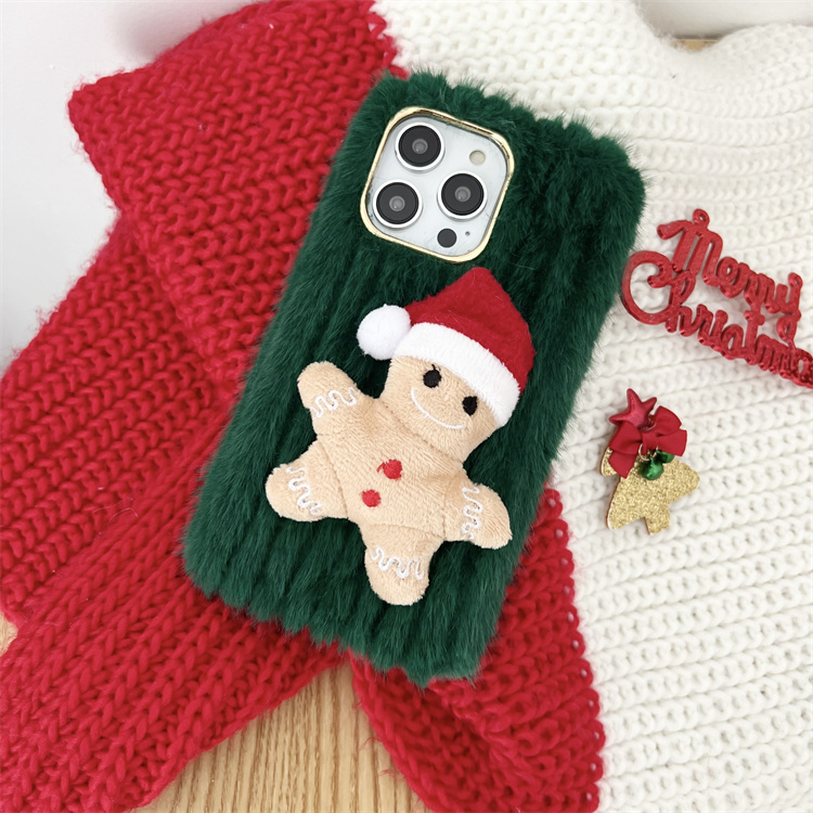 Plush Christmas Thermal Phone Case - Image 5