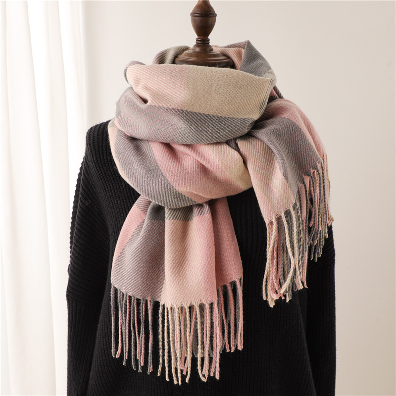 Men's Thickened Warm Plaid Scarves - Image 4