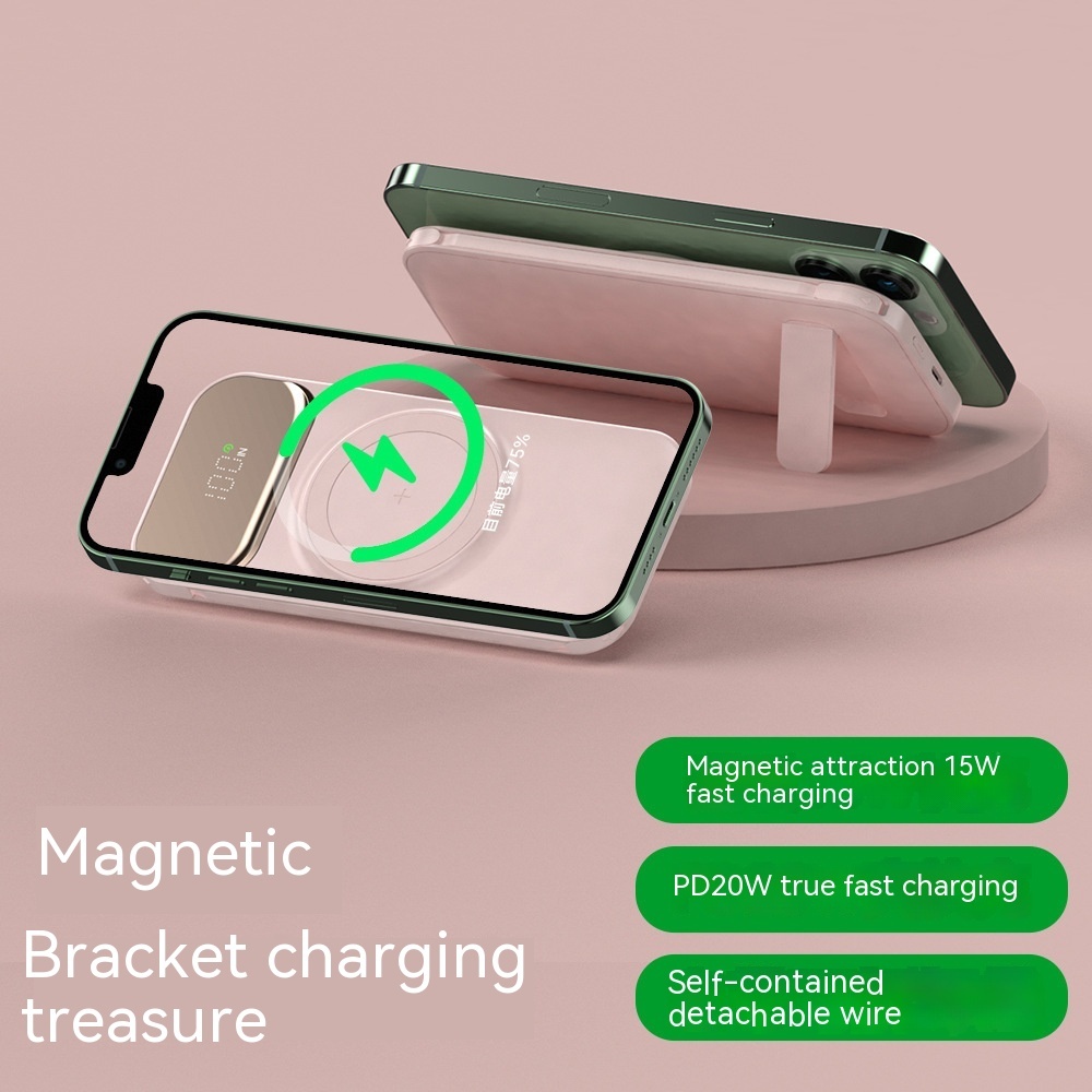 Wireless Power Bank With Cable - Image 4