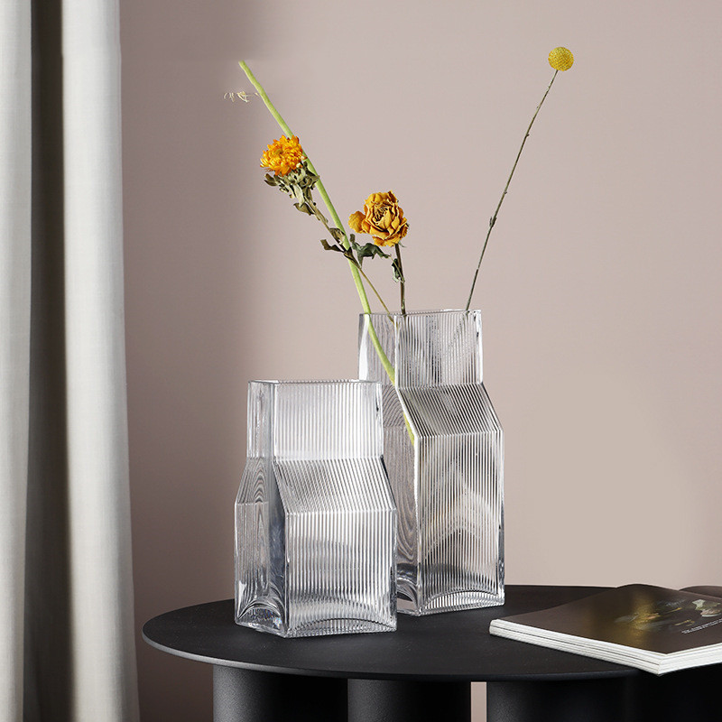 Transparent Glass Vase