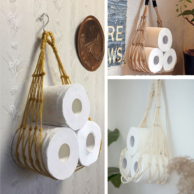 Paper Roll Cotton Storage Hanging Bag