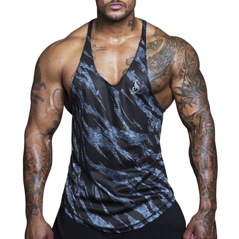 Quick-drying Sports Training Printed Vest - Image 2