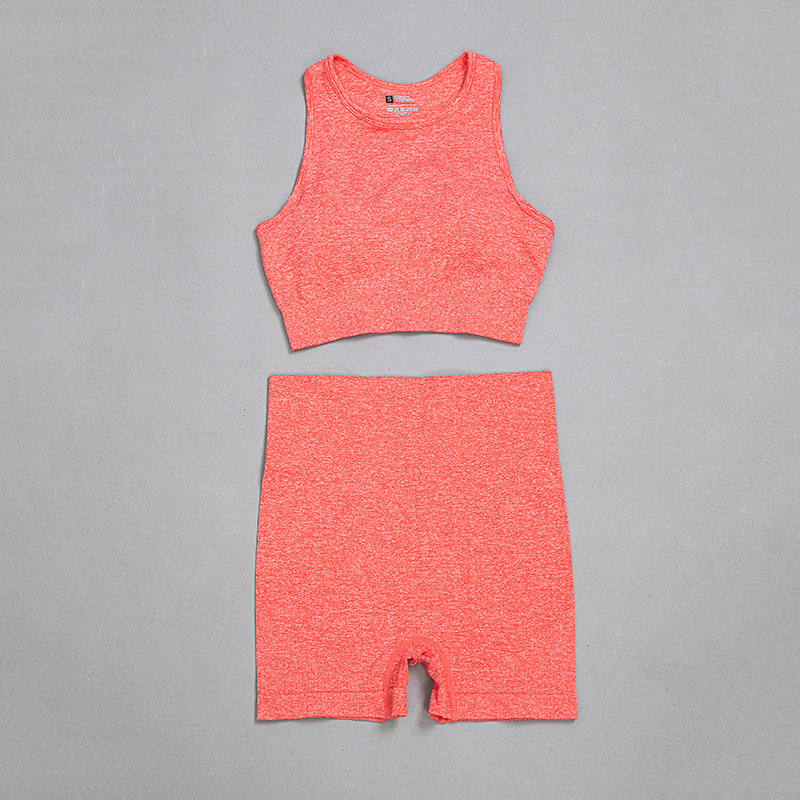 Yoga Wear Sports Bra Shorts Set - Image 7