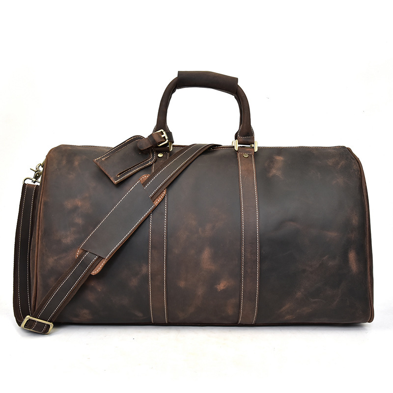 Top Layer Cowhide Duffel Bag