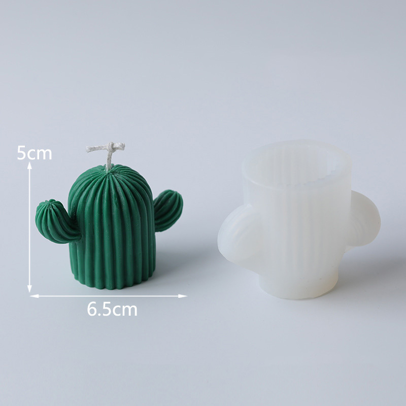 Silicone Cactus Shape Candles Aromatherapy Mold - Image 5