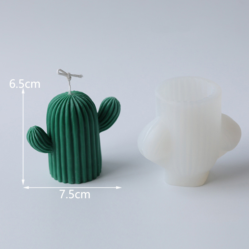 Silicone Cactus Shape Candles Aromatherapy Mold - Image 3