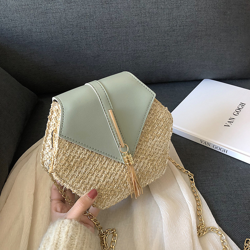 Fashion Beach Woven Straw Bag