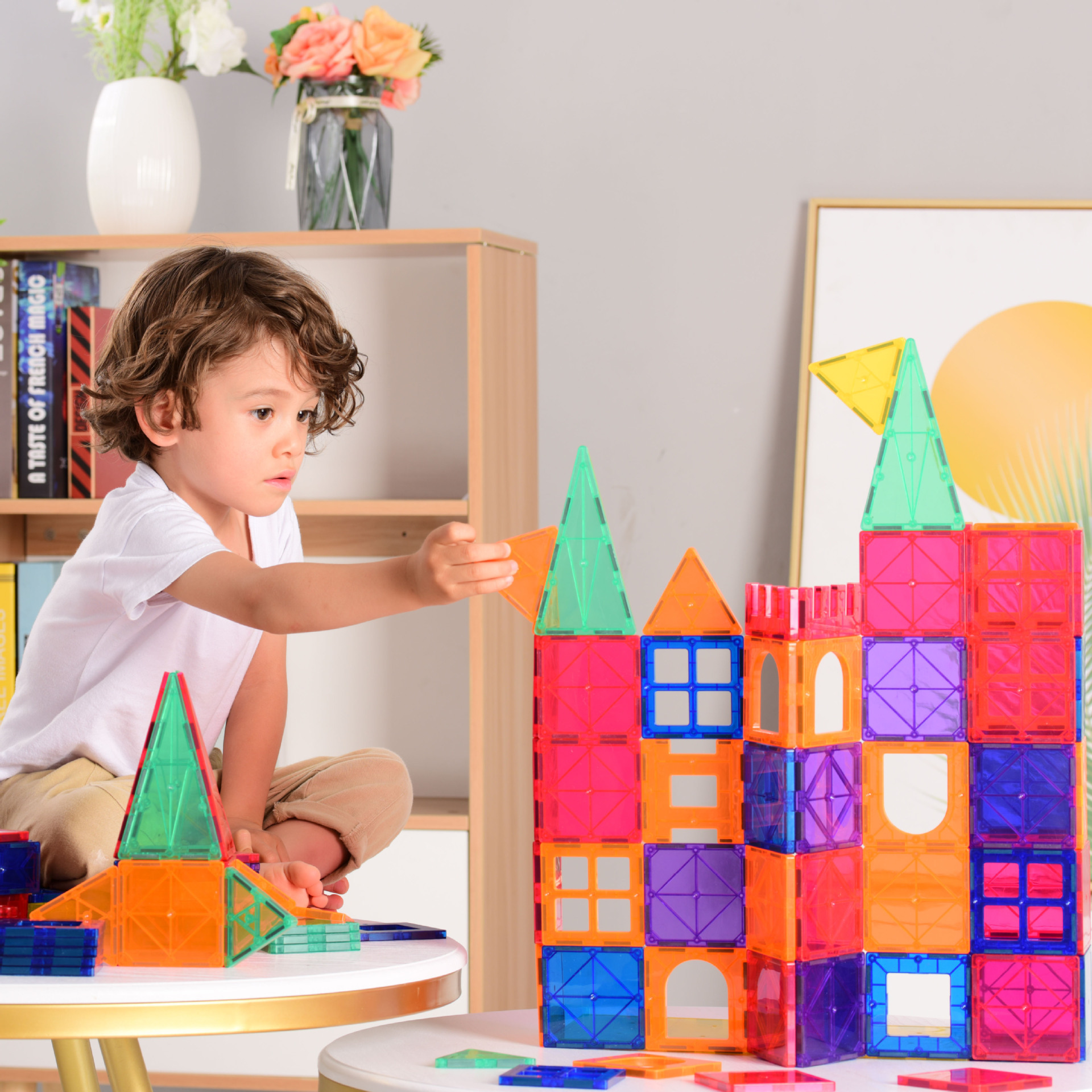 Magnetic Tiles Building Blocks