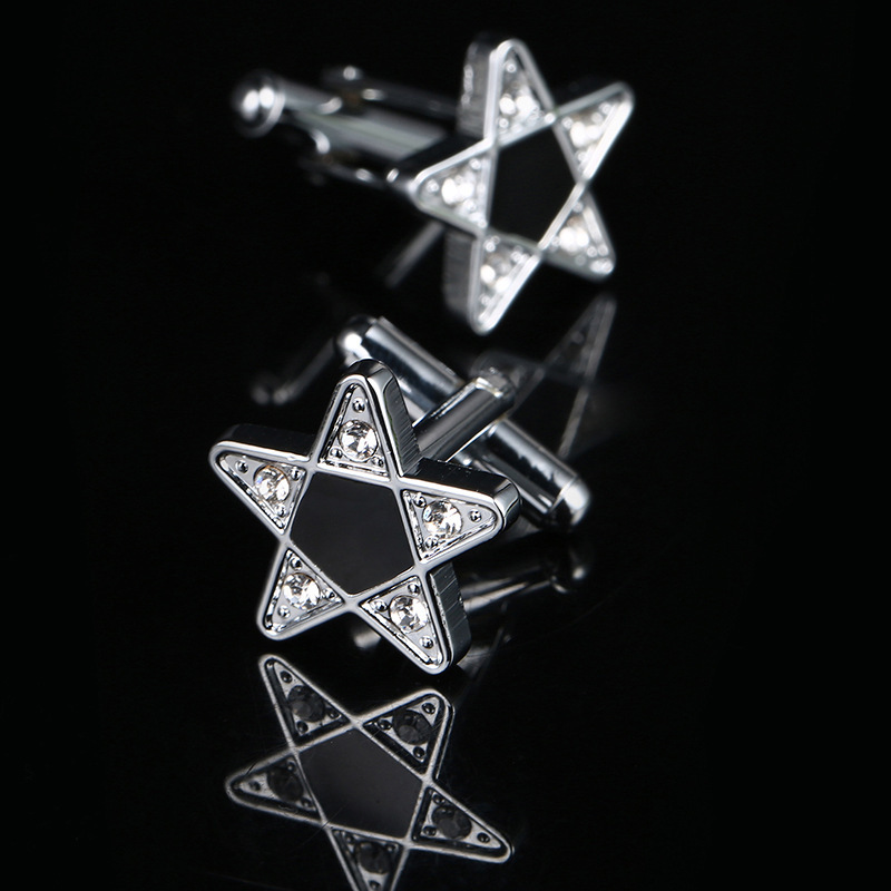 Novel Five-Pointed Star Shape Cufflinks - Image 2