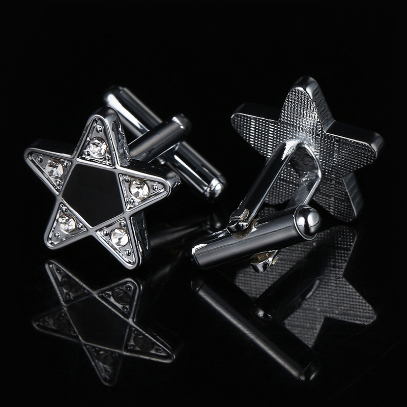 Novel Five-Pointed Star Shape Cufflinks - Image 4