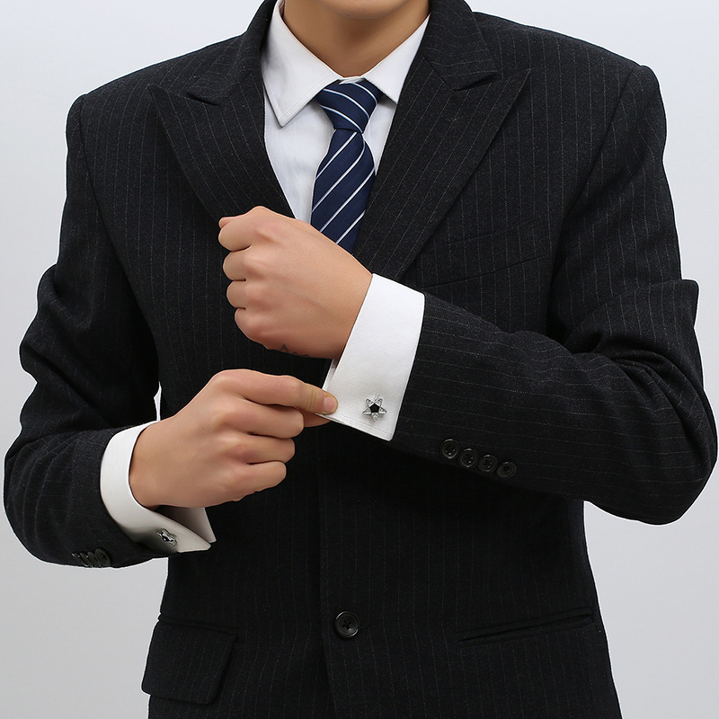 Novel Five-Pointed Star Shape Cufflinks - Image 3