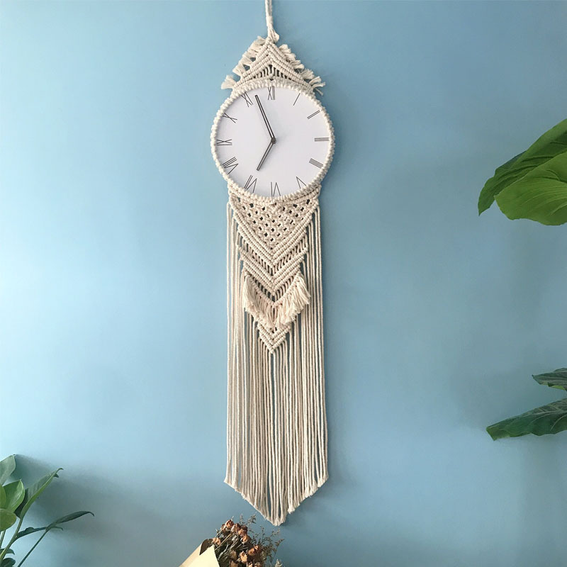 Woven Tapestry Creative Wall Clock