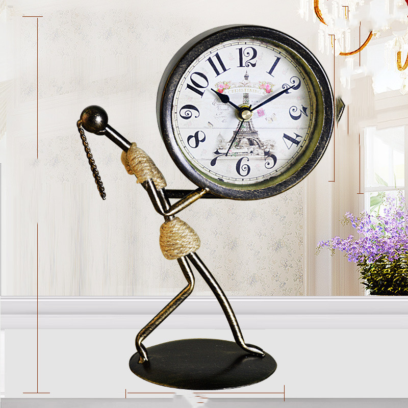 Creative Literary Retro Decorative Clock - Image 2