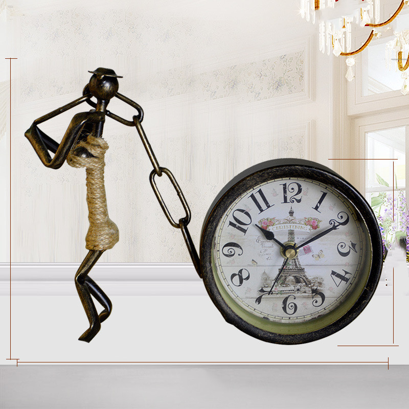 Creative Literary Retro Decorative Clock - Image 3